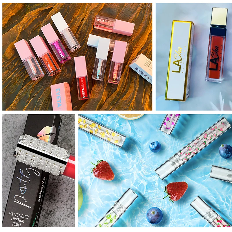 3-7 Days Fast Delivery Factory Supply Glossy Lip Oil Private Label Lip Balm Vegan Hydrating Fruit Tinted Lip Oil