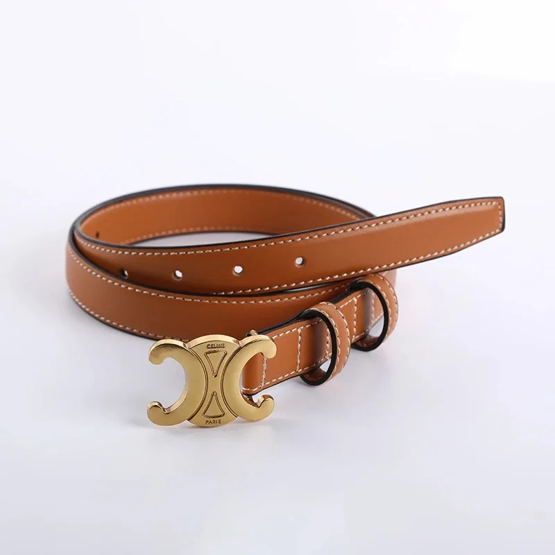 Double C belt women fashion decorative belt jeans vintage women waist belt for dresses