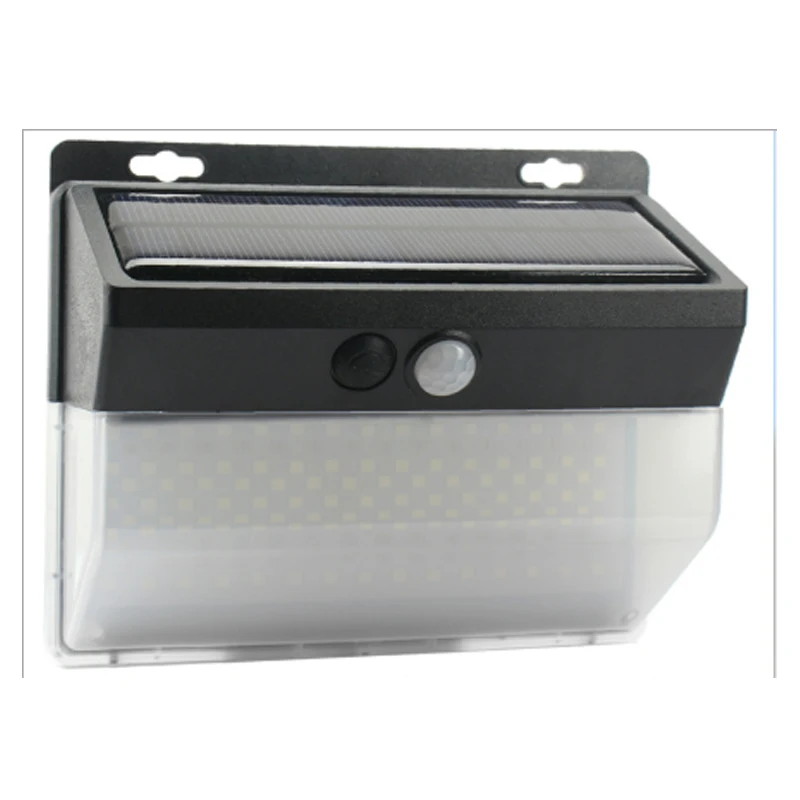 206 led modern compound front wall solar outdoor lighting sensor light commercial