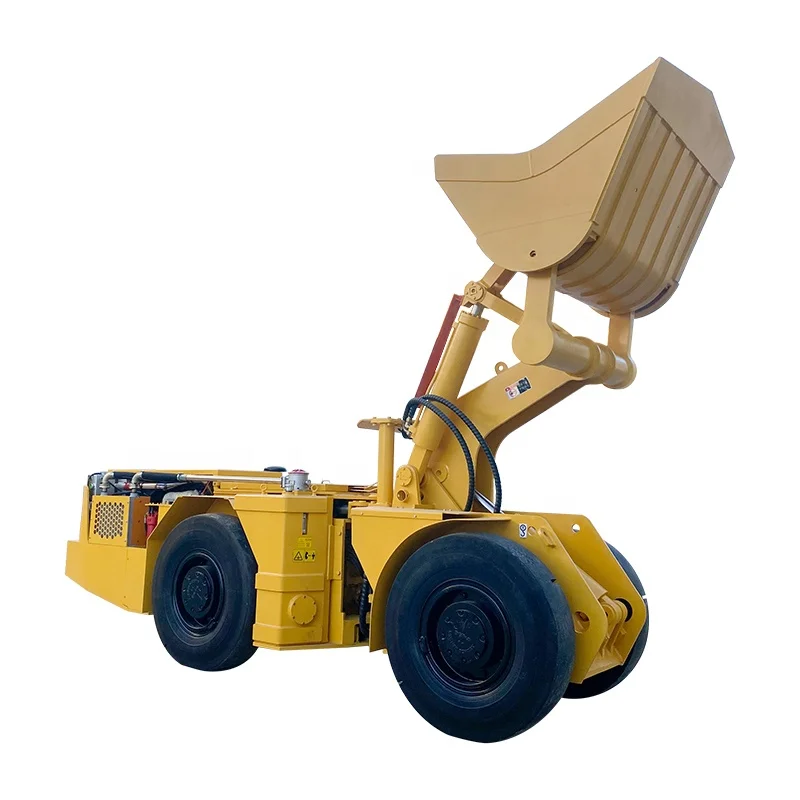 Underground 4 wheels LHD mine scooptram with 115KW Deutz engine