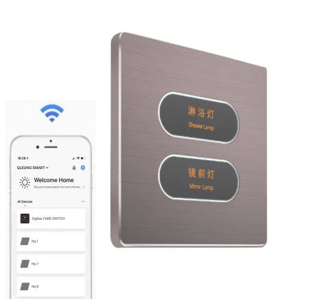 Factory Price Smart Life Hotel Zigbee Wifi Switch High Quality WIFI APP Control Wireless Smart Switches
