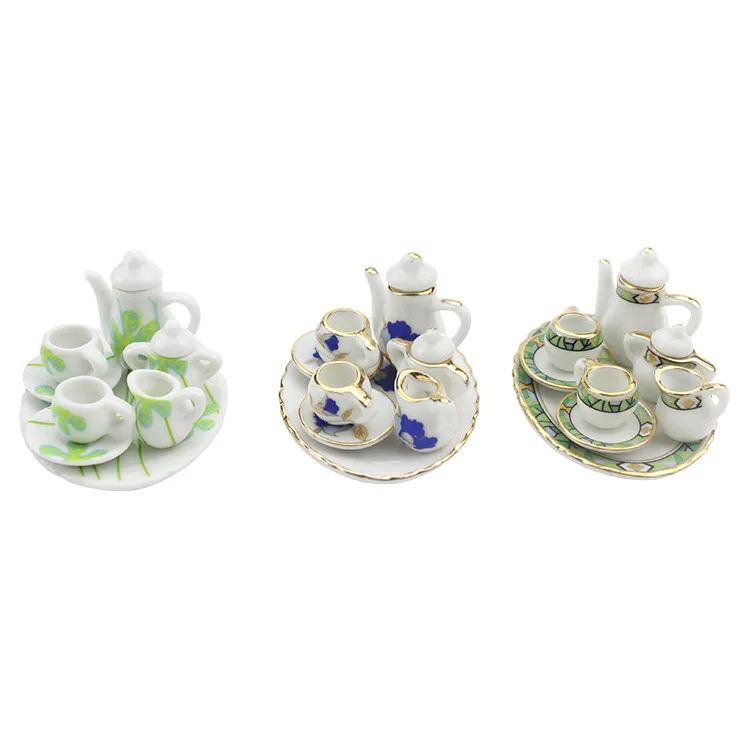 Dollhouse Accessories Diy Miniature Model Toy Custom Creative Simulation Ceramic Set