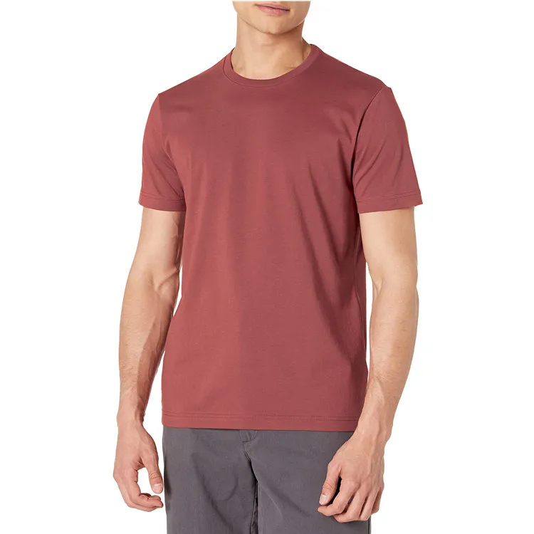 blank t shirt 100% cotton boys plain shirt short sleeve crewneck custom logo regular fit casual t shirts