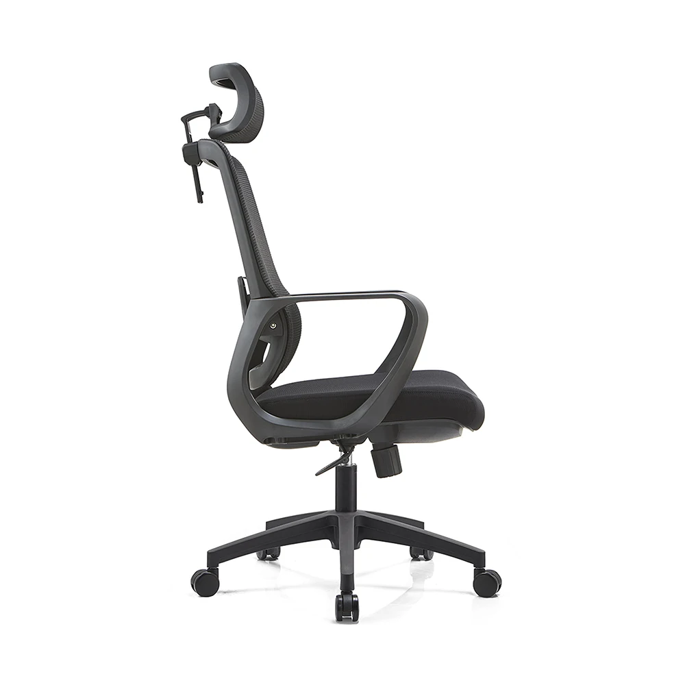 High back executive office computer mesh chair swivel bank chair sillas de oficina