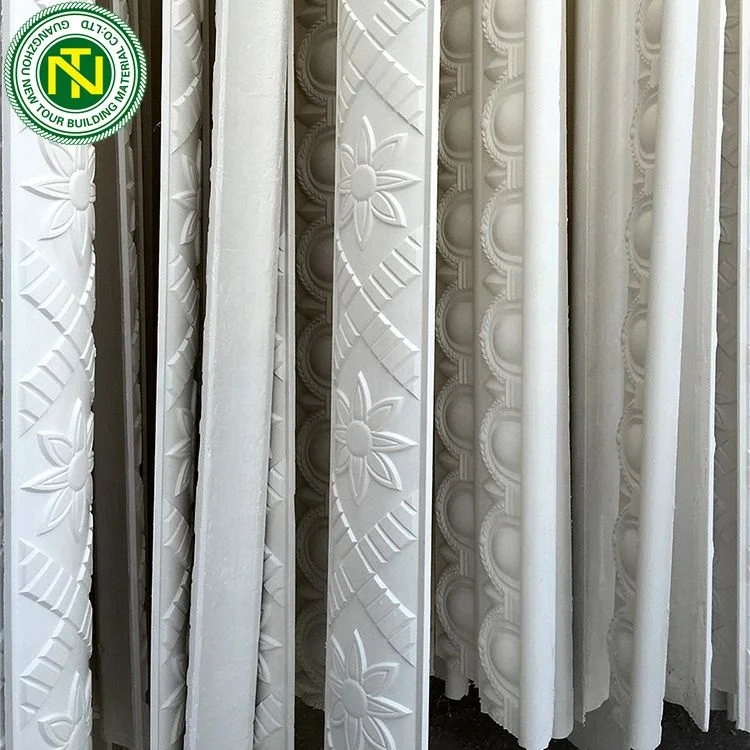 Ceiling decoration Top plaster manufacturers can customize various special shapes gypsum cornice mouldings
