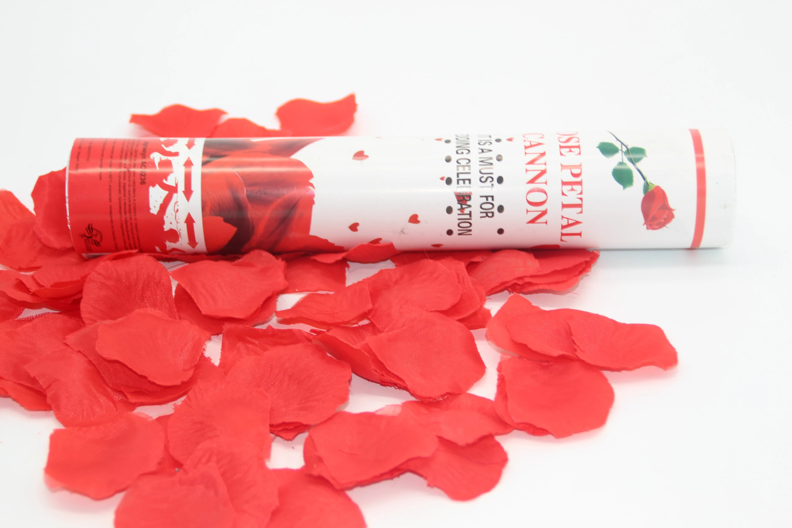 
Colourful flower rose petal gender reveal wedding party Popper wedding supplies mini cannon confetti 