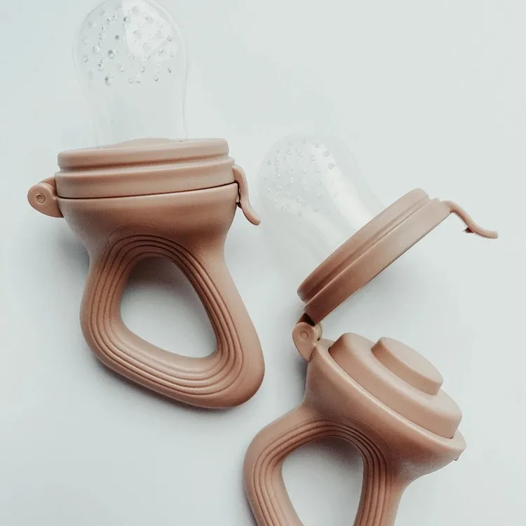 Индивидуальный Morandi цветной большой сосок foodie питатель Детская Соска с крышкой