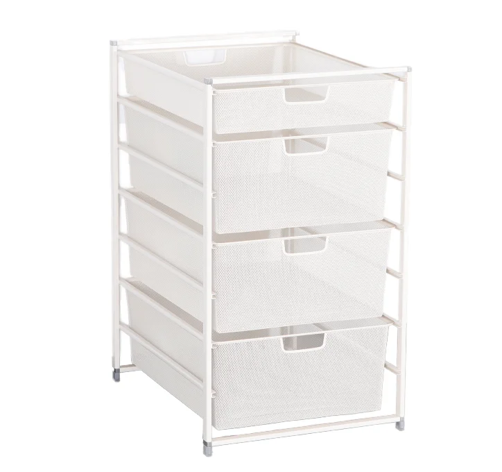 Multi-Function Detachable Clothes Push Basket DIY Mesh Basket for Home Storage Organization