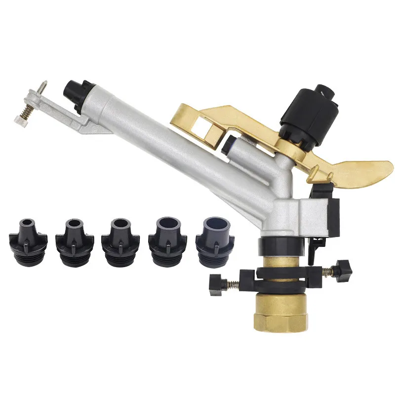 Agricultural water-saving irrigation sprinkler system 20-80m portable copper core irrigation sprinkler rain gun