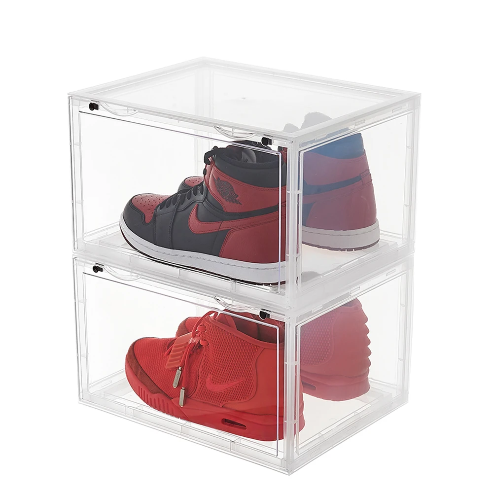 Высококачественная прозрачная пластиковая коробка для обуви и кроссовок