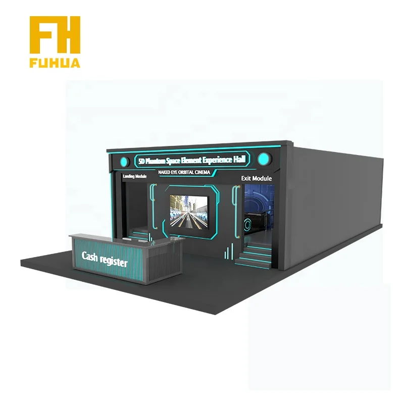 9D Immersive  Experience  Rail Cinema  Indoor Entertainment Equipment  3D 7D 9D Naked Eye Arc-sreen Track Cinema