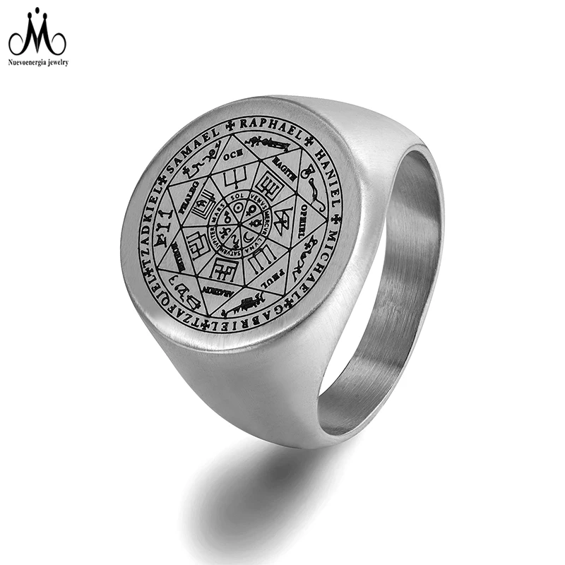  Можно украсить ювелирными изделиями 316L нержавеющая сталь Viking компас кольцо для мужчин