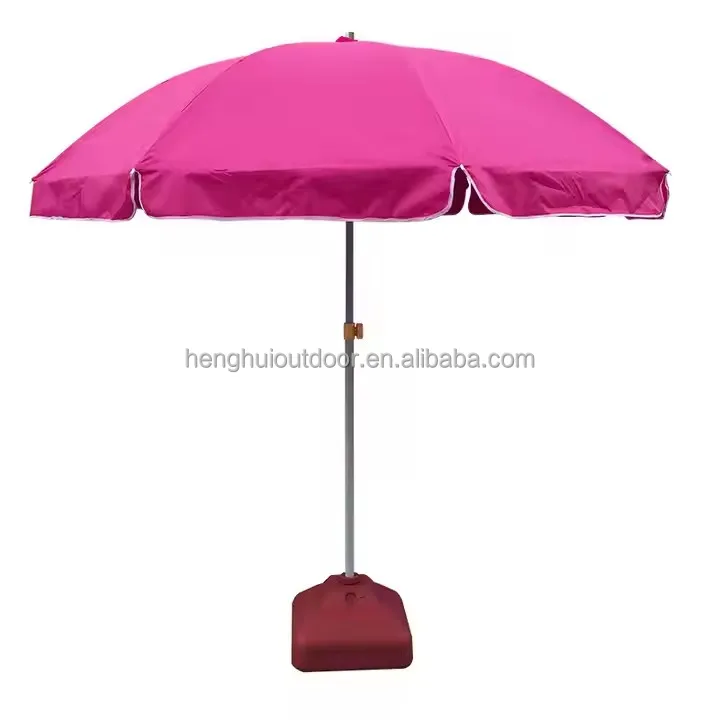 Custom Logo Printed Parasols  Portable Garden Beach Cheap Marketing Umbrella Outdoor Advertising Beach Umbrella
