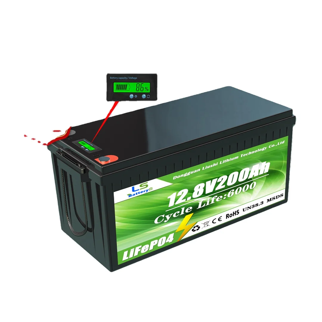 От 10 до 15 лет 6000 + циклов Lifepo4 батарея 12V 24V 36V 48V 51 2 v 100AH 200AH 300AH для хранения энергии солнечная