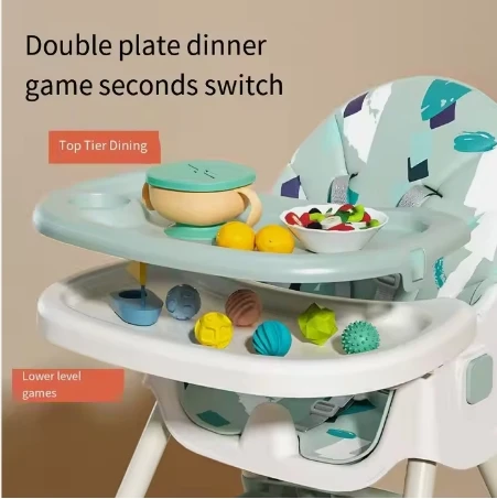 Low Price Wholesale 3 In 1 Dining Chair Multifunctional Folding Baby Feeding High Chair For Babies Over 6 Months