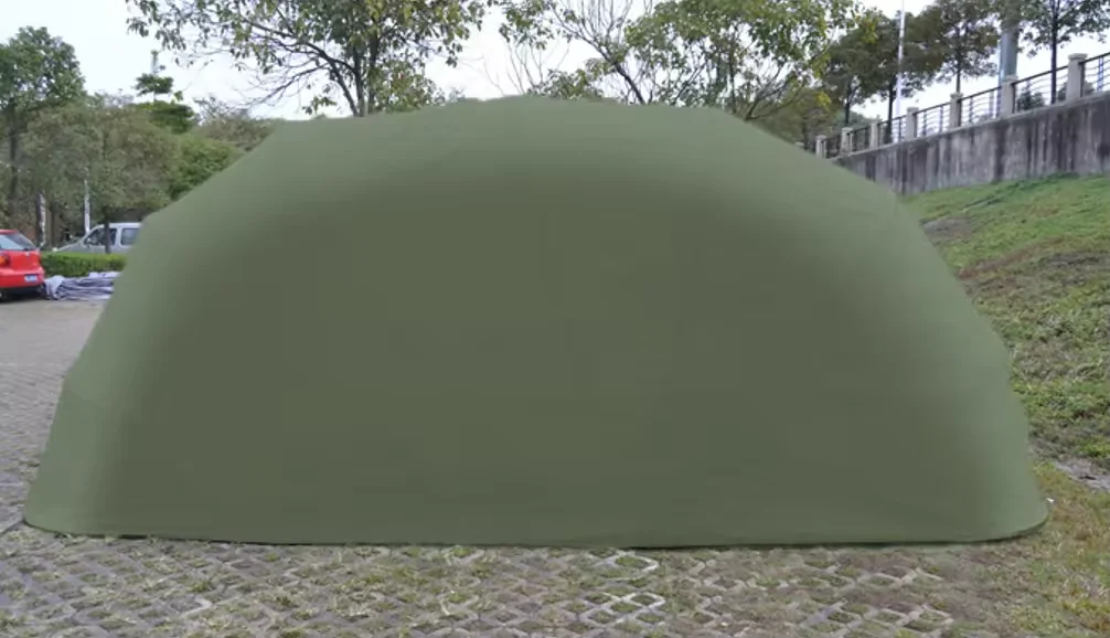 Mobile hydraulic parking shed Folding car garage simple telescopic sunscreen automatic awning rainproof outdoor car cover