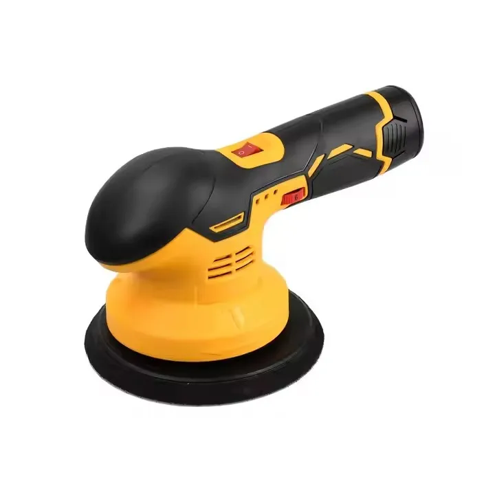 OEM Wholesale 12v Li-ion Battery Powered Portable 125mm 150mm Mini Cordless Sander Polisher Variable Speed Car Orbital Polisher