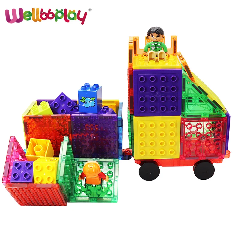 Building Blocks Magnetic Big Bricks magnetic building blocks for kids building blocks kids magnetic tiles toy set