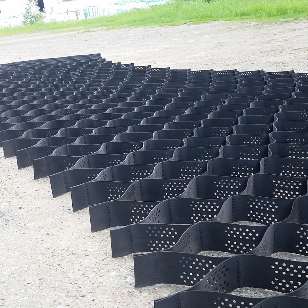 
High quality road reinforcement plastic geocell for driveway gravel grass paver grid cell 