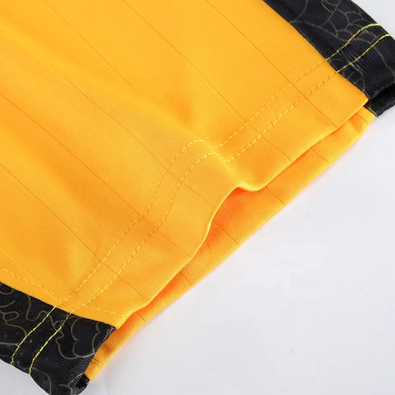 2023 New Model Blank Football Jersey High Quality Orange Soccer Uniform for Men and Women