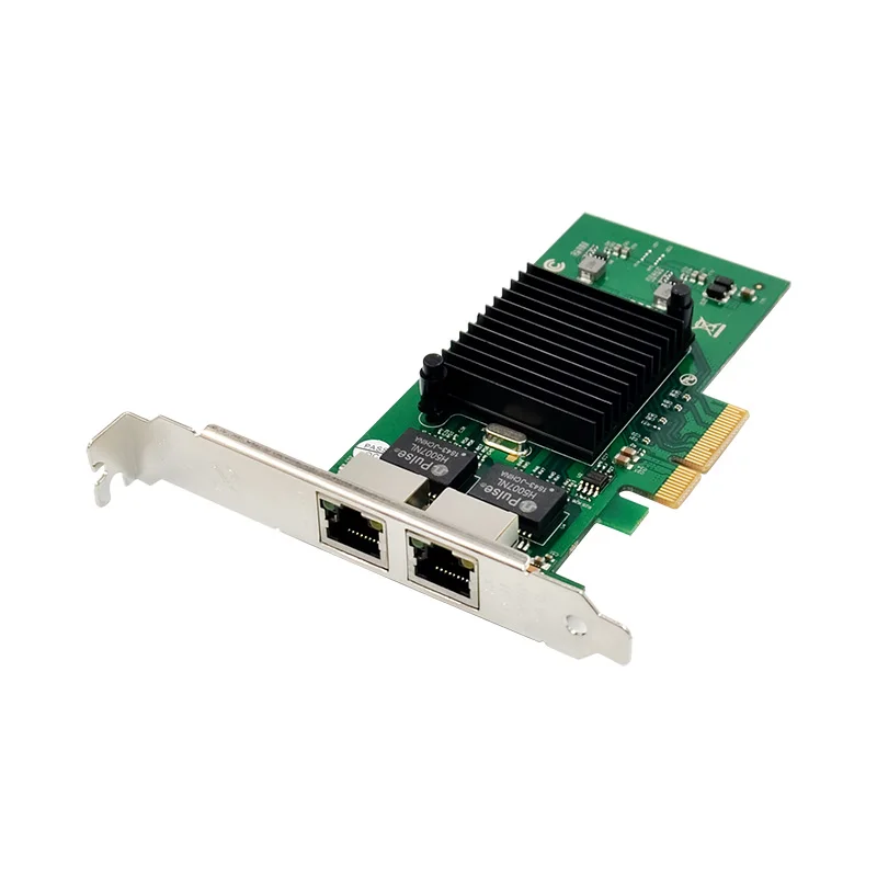 Sunweit ST726 Dual RJ45 JL82576EB Gigabit Ethernet PCI-E Network Card 10/100/1000Mbps NIC