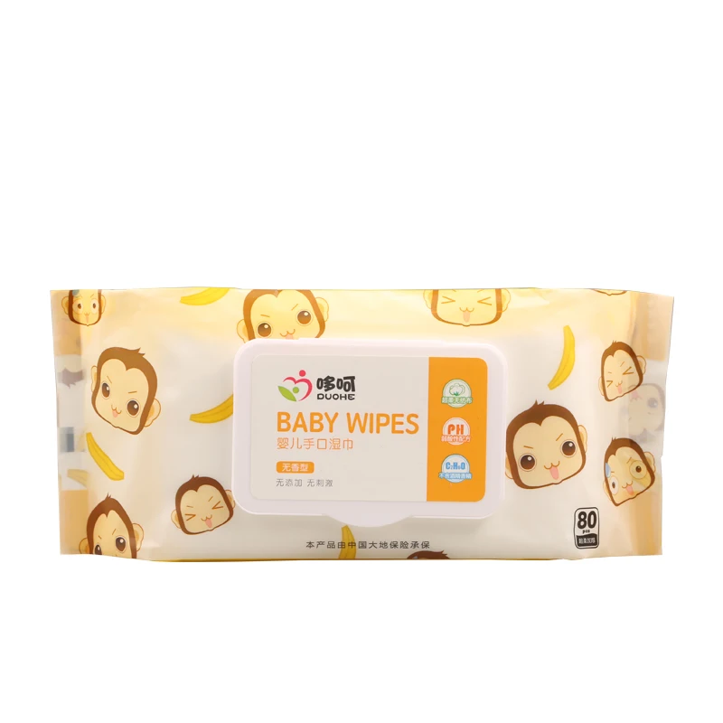 
Factory OEM Supplier Baby Wipes RO pure Water non-woven wet wipes for cleaning no alcohol unscented can be Customized 