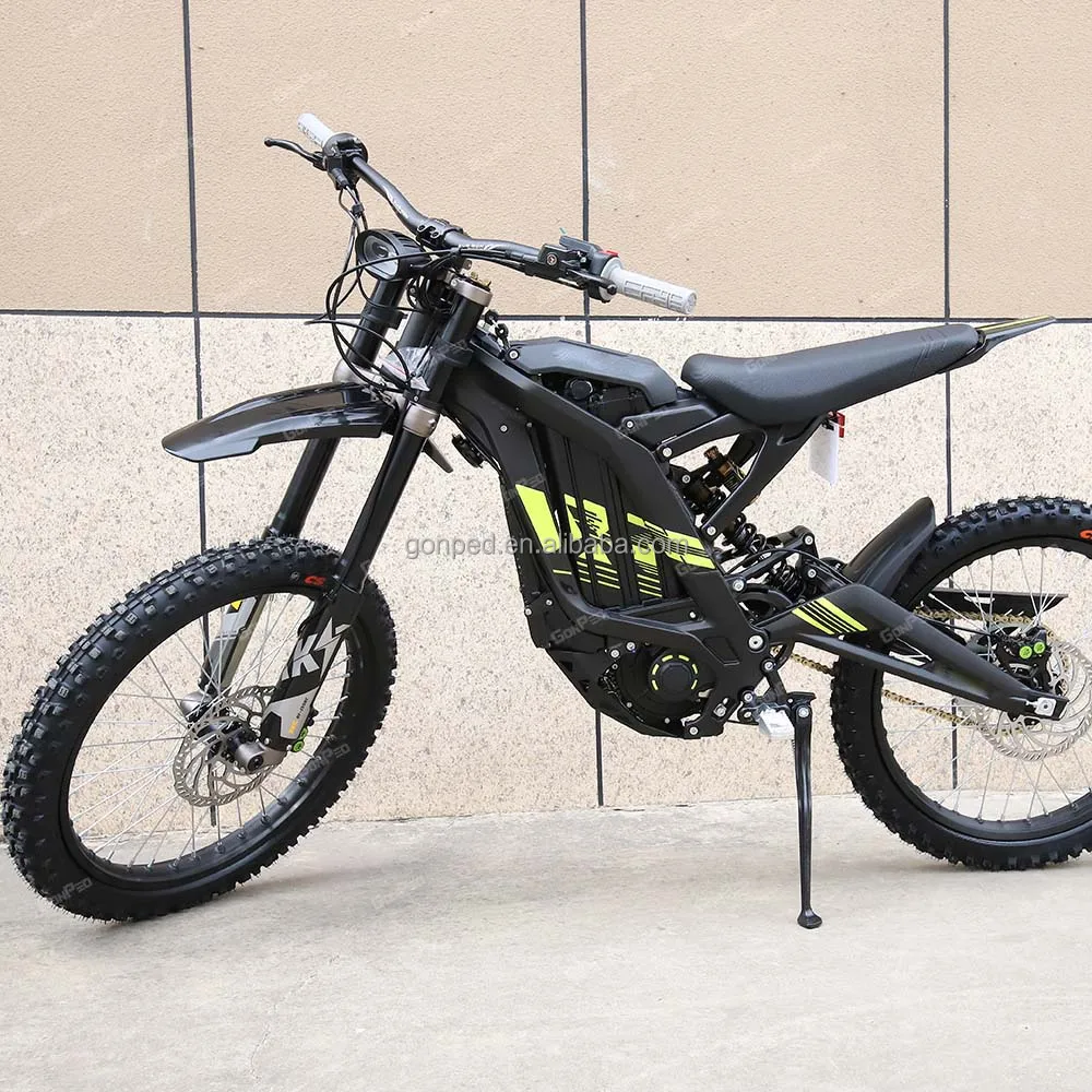 6000W Suron Light Be X 60V 40AH Off Road Electric Dirt Bike LBX Mountain Electric Motorcycle For Racing