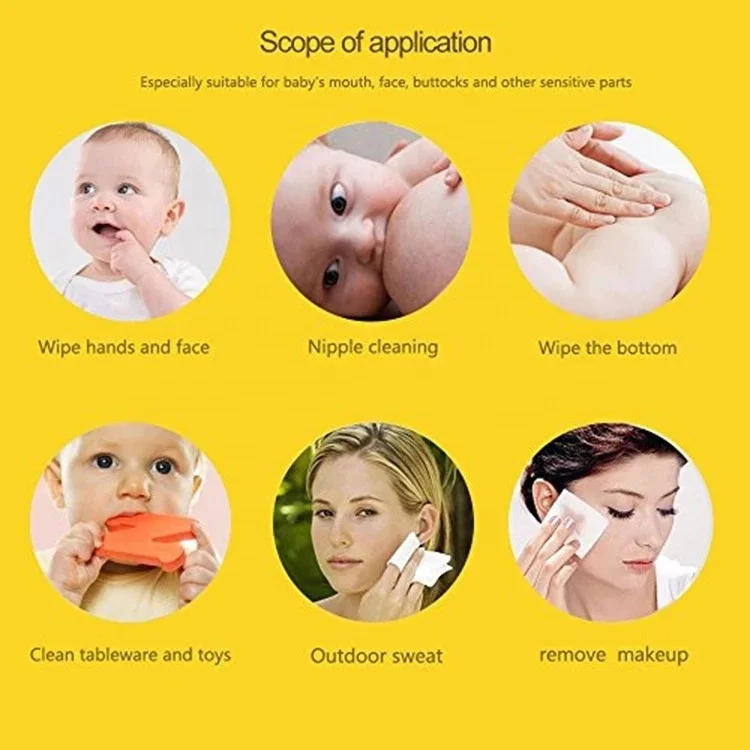 
high quality dry wipes Baby Cotton Dry Wet Wipe soft dry wipes 