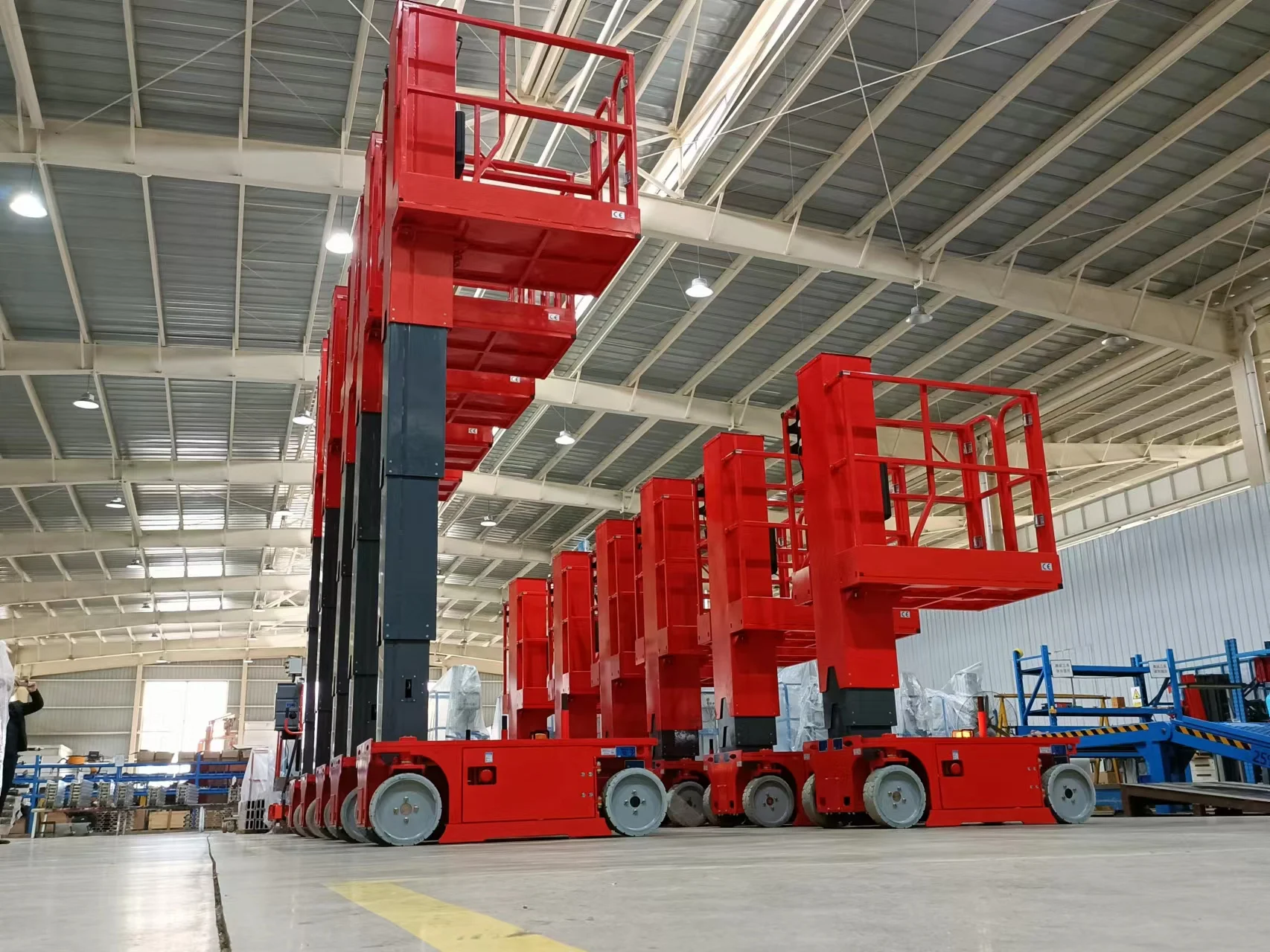 VBWP Series 3.6m 4.8m 6m Mini Portable Stable Professional Telescopic Boom Vertical Aerial Working Lift Platform