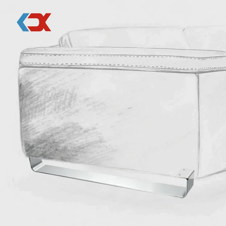 Wholesale Custom Furniture U Shaped Cast Iron Table Legs Chrom Metal Sofa Leg