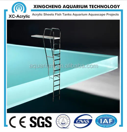 Custom PMMA acrylic Sheet High Transparent Perspex Glass Clear Cast Acrylic Sheet/Panel for Swimming Pool