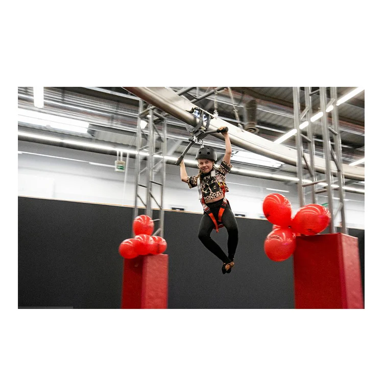 commercial sky rider indoor park adventure playground zip line kids roller coaster equipment for adults