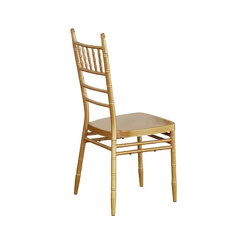 2021 Hot Sale Metal Furniture Napoleon Chairs Stacking Chiavari Chairs Weddings