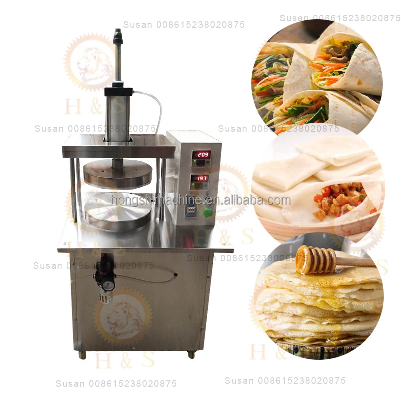 Newest Roti Maker Commercial Corn Tortilla Press Bread Machine Pita Bread Making Machine