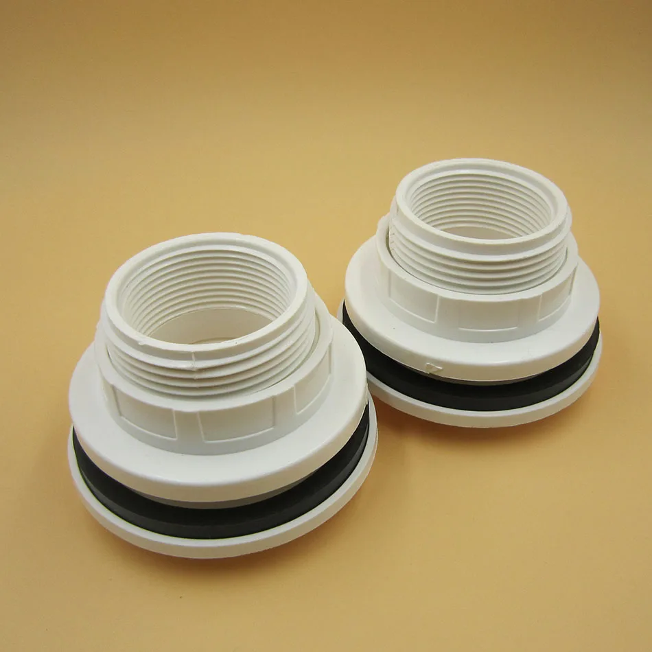 Plastic Bulkhead For Water Container Tank Connector Fittings