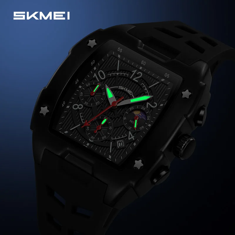 SKMEI 9345 japanese quartz movement watch famous brand luminous wristwatch 30m waterproof quartz watch