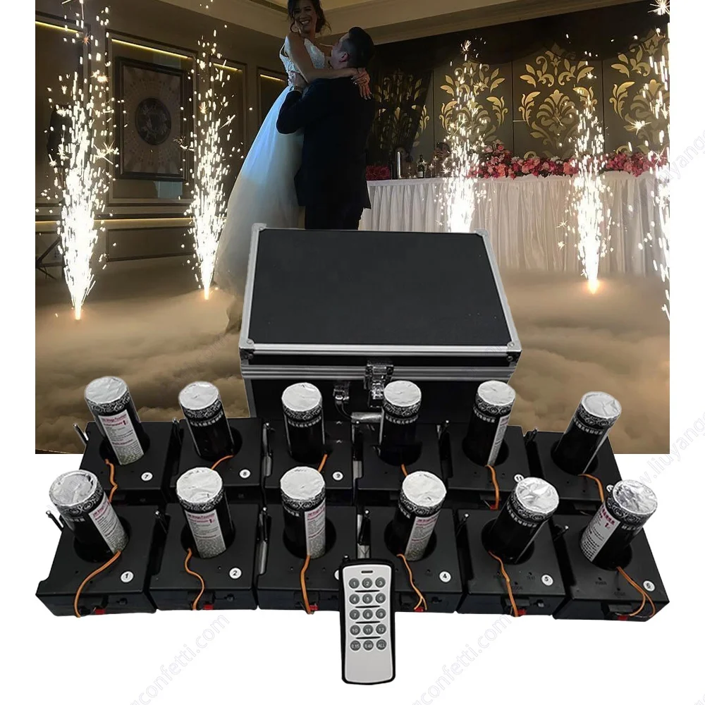 12 pcs receiver fireworks firing system for stage indoor cold fountain