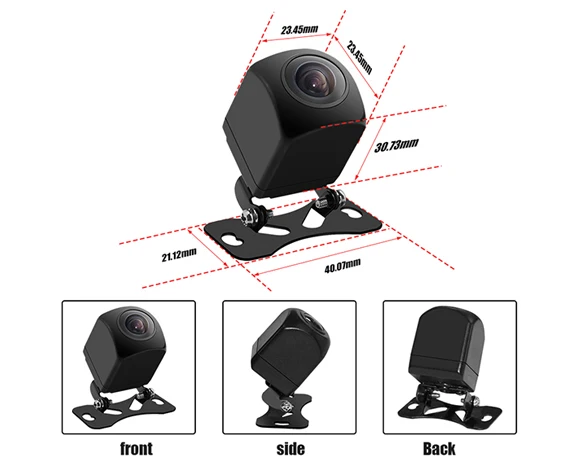 AHD 1080P/720P система безопасности AI audble предупреждение Автомобильная камера обнаружения пешеходов резервная для автомобиля с зуммерной сигнализацией FULL HD 1080P