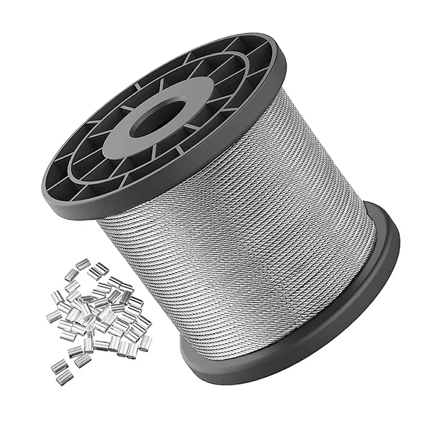 Factory Customization Galvanized Stainless Steel Wire Rope Sling Wire Rope Thimble