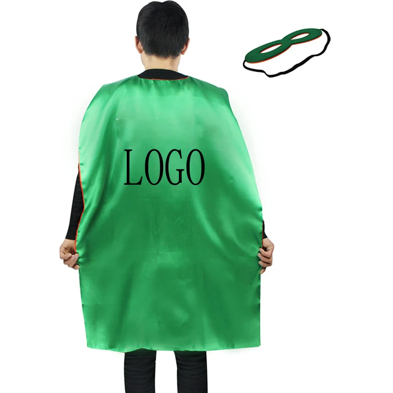 Hot sell adult Custom Superhero cape Personalized Satin Costume Cape