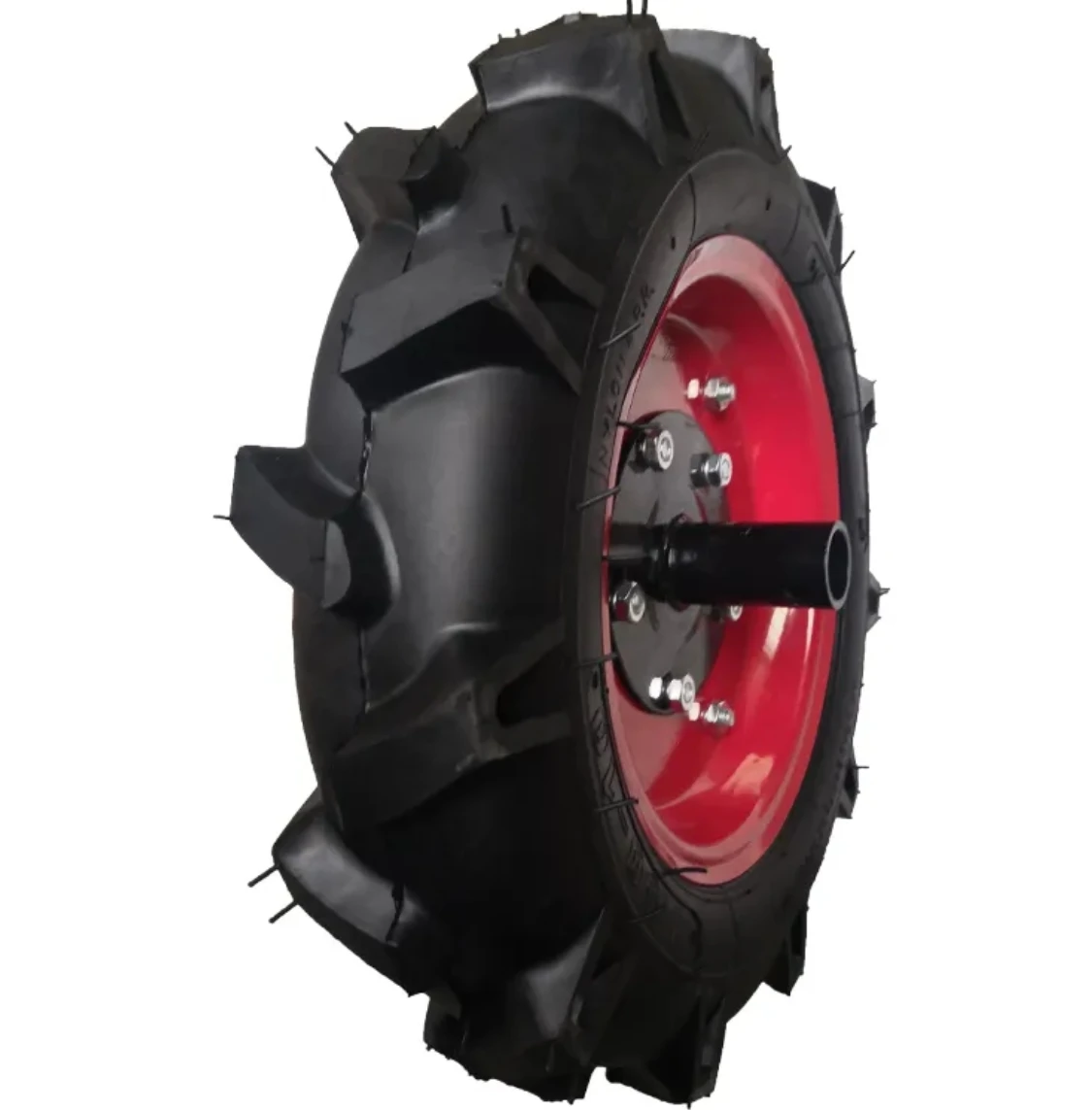 OEM Customizable Four-Wheel Agriculture Tractor Tires Various 4.00-10 Solid Rubber Wheels Complex Roads Hand Carts Trolleys