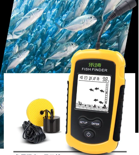 Fish Finder 200 м 120 метров беспроводной портативный гидролокатор датчик глубже подводный цветной ЖК-дисплей для Baitboat