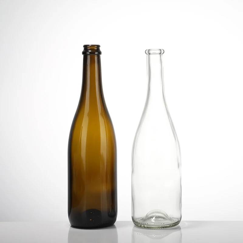 Antique Green Rhine Wine Glass Bottles - Wholesale