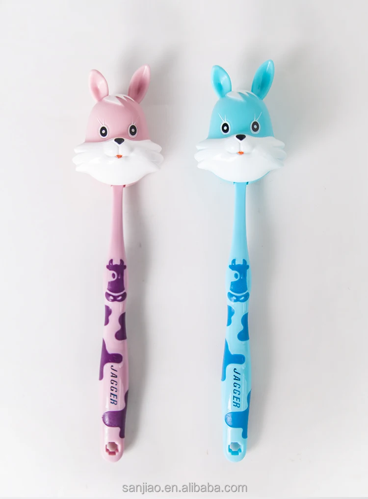 Прямые продажи с фабрики, детская зубная щетка с мультяшным дизайном, детская зубная щетка с держателем для зубной щетки и игрушкой