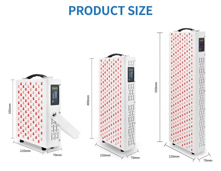 Custom Rechargeable Red Light Therapy Panel For Health Beauty Care Led Phototherapy Beauty Machine