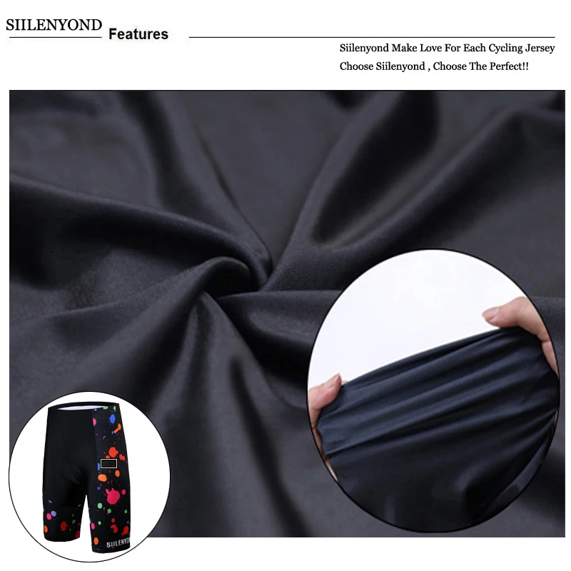 
Women Shiny Polyester Sexy Hot 18 Girls Compression Bike Padded Shorts Mountain Cycling Bib Trouser Riding Pants 