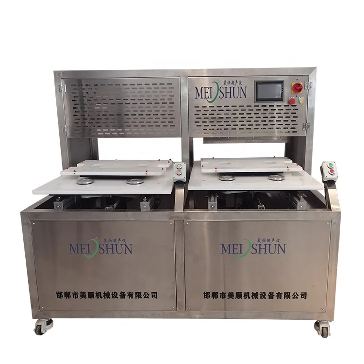 High efficiency Sponge cake cutting equipment Napoleon layer cake pastry scone tarts ultrasonic food cutting machine