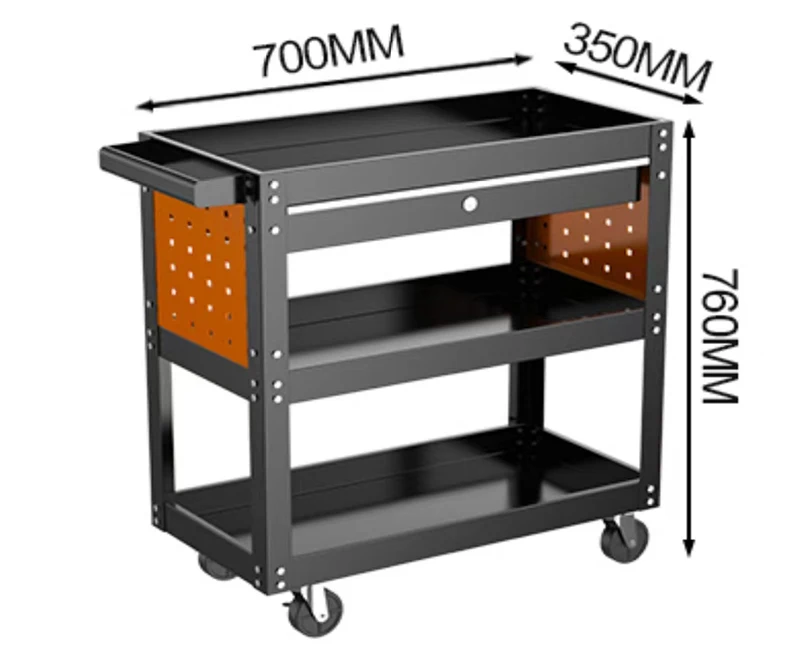 Jessubond New Product Garage Warehouse Mechanic Steel Car Tool Box Cart