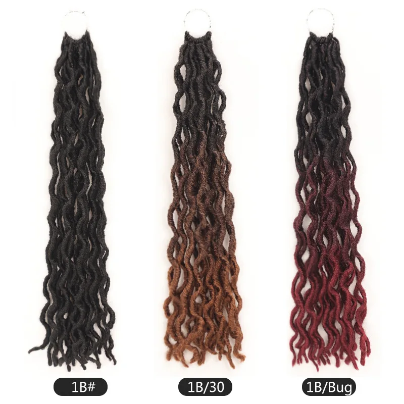 Wholesale Cheap hot solid 24-inch 18 Stand Braids Dirty Braids Curly Fashion Crochet Wig