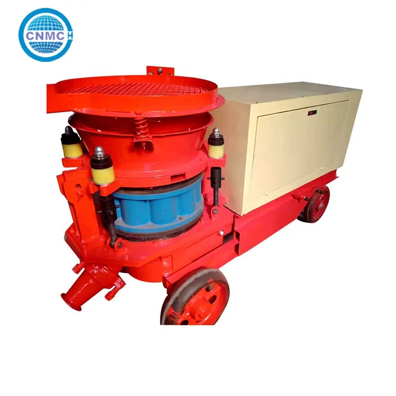 Factory Direct Sale SP-7 Small Dry And Wet Mix Shotcrete Machine For Tunnel
